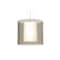 Besa Lighting Pahu 12 Cable Pendant, Trans. Smoke/Opal, Satin Nickel Finish, 1x11W LED 1KG-S18407-LED-SN - alternate 1